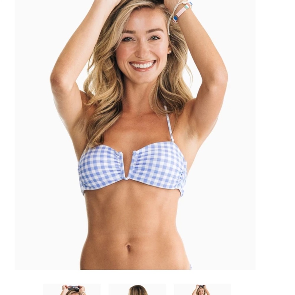 NWT Southern Tide Gingham Bikini Set